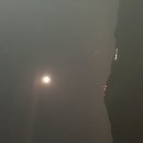 한가위 보름달 야간 산행 이미지