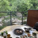 십리벚꽃산장 | 하동 닭구이 계곡맛집 “동정산장”