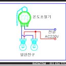 아나로그 온도조절기 기본 배선도 이미지