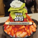 [망우동카페]생딸기트리설빙, 하겐다즈초코설빙 내돈내산후기