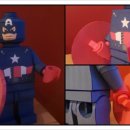 레고 베인 및 캡틴 아메리카(LEGO Bane and Captain America) 이미지