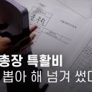 검찰총장 국가재정법 위반 의혹, 특활비 현금으로 뽑아 해 넘겨 썼다 이미지