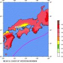 일본 시코쿠 와카야마현 리히터규모 4.7 지진 발생 (9일0시40분경) 이미지