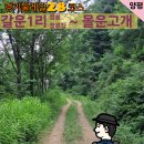 경기둘레길 양평28코스 | [경기둘레길 28코스] 양평 청운면 갈운리에서 더렁산 임도길 따라 몰운고개까지