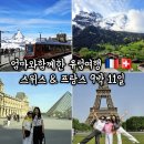 엄마와 함께한 유럽여행 스위스, 프랑스 9박 11일 일정, 5월 6월 날씨