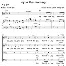 [성가악보] Joy in the morning / Joy, there'll be joy [Natalie Sleeth, 혼성4부] 이미지