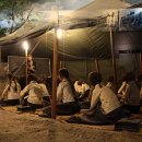 피난시절의 천막학교 이미지