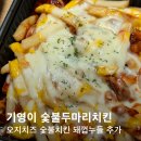 코에코숯불양념치킨 | 기영이숯불두마리치킨 신메뉴 오지치즈 양념숯불치킨 후기 돼껍누들 추천