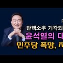 윤석열 탄핵 기각되는 이유, 생각보다 복귀 빠르다. 민주당의 자충수 이미지