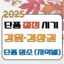 공단옛길 | 2025년 단풍 절정 시기 - 강원·경상권 단풍 명소(도심 산책형)