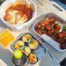 김밥본부 | 양화 한강공원 피크닉 배달 메뉴 추천, 오토김밥 당산점 닭강정과 엽떡 영등포구청점 조합 후기