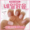 오늘네일;맑음 | [동탄 네일아트] 화성 네일샾추천 '네일맑음' 이달의 아트(2월)후기! 핑크 자석젤 리본 네일 (주차 정보...