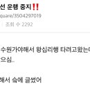 ‼️현재 수인분당선 운행 중지‼️ 이미지