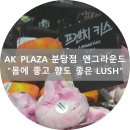[AK PLAZA 분당 엔그라운드/ 러쉬] 몸에 좋고 향도 좋은 &#34;LUSH&#34; 매장 후기!!