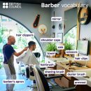 What English words do I need for a haircut? 이미지