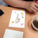 옥현어린이도서관 | [울산수채캘리그라피수업] 옥현어린이도서관 실버 원데이클래스 :)