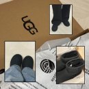 두류댕댕 | [UGG] 클래식 미니 ll (오버로크 스티치) 230 블랙 후기 ㅣ 미국 어그 ㅣ백화점 어그