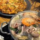 곰아줌칼국수 | 남양주 키즈카페 있는 식당 곰아줌칼국수 방문 후기 (해물칼국수, 낙지부침개 맛집)