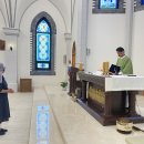 10월 5일 연중 제27주일 교중미사 - 한국 성지순례 완주 CBCK 축복장 수여식 이미지