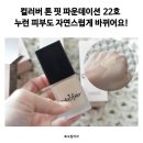 22 | 퍼스널컬러 컬러버 톤 핏 파운데이션 22호 후기 누런 피부도 자연스럽게 바뀌어요!