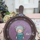 플레이팅 도마 페인팅 이미지