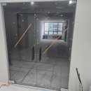아남상사 | 강남 아남타워 강화도어 및 누드자동문 시공후기 /사무실 출입문 교체