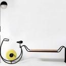 가로등 벤치 이미지