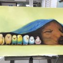 수채화로 그리는 디저트 이미지