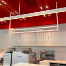 용산-171 | #171 할리스커피 용산 더프라임점 50&#34;사이니지 설치 후기