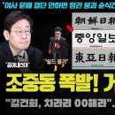 용산, 조중동 스탠스 급변에 당황 이미지