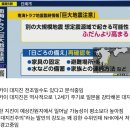 NHK 일본 대지진주의 경고 이미지