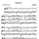 Andrew Lloyd Webber / Memory 악보 이미지