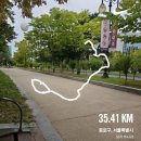 상동읍 옥수2교(상동읍-4) | [러닝 후기] 서울 장거리 러닝 코스 추천 | 성북천 청계천 중랑천 한강 여의도 35km 러닝 후기