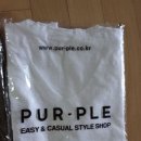 퍼플리아 V넥 반팔 티셔츠 3개 새옷 팔아요 이미지