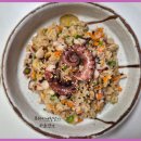 숙회로 먹고 남은 문어로 만들어 먹은 버터 문어 볶음밥 이미지