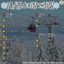 올겨울 전국 스키장 개장일 이미지