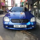 잘 관리된 2002년식 slk 200k (r170) 파란색 팝니다. 이미지