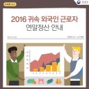 2016년 귀속 외국인 근로자 연말정산 안내 ... 자주 묻는 외국인 연말정산 문의사항 이미지