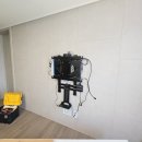 부산 무타공 벽걸이 티비 - 이편한세상에코델타센터포인트 TV 설치 후기