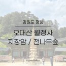 지장암 - 1254 | 평창 가볼만한곳 오대산 월정사 / 지장암 / 전나무숲