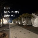 오즈 | 보령 원산도 오즈캠핑 글램핑 후기 바다 앞 캠핑장 추천