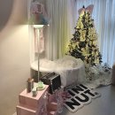 큐티펫 | MININUT 미니넛 쇼룸 핑크 크리스마스 포토존 방문 후기 🛁💕..🎀