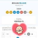 로또 1135회 1등 2등 당첨점 당첨지역