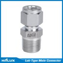 락피팅 Lok Fitting 메일커넥터 Male Connector NPT - 하이플럭스 이미지