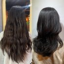 경기 광명 철산미용실 &#34;헤어더뷰 철산점&#34; 히피펌 자르고 중단발레이어드컷 후기