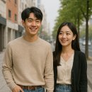 챗지피티한테 한중일 커플 그려달라고 한 결과 이미지