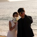 노을빛 | 인천 바다웨딩스냅 촬영 후기 | 바다의 노을빛을 담다