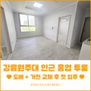 흥업부동산공인중개사사무소 | 원주원룸 l 흥업면 투룸 월세 거실 넓은 구조 / 강릉원주대 도보 / 엘베 있음 l 치안 좋은 위치