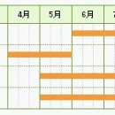 풍난의 일반적 재배 관리표 이미지