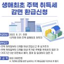 생애최초 주택 취득세 환급...작년 6월 21일 취득분부터 이미지